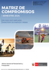 Vista preliminar de documento MATRIZ DE COMPROMISOS MINEM 2024 I SEMESTRE 2024