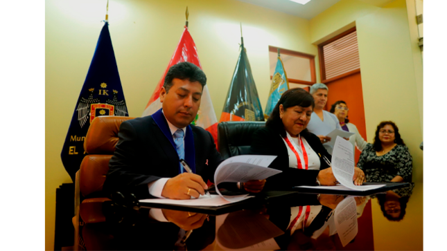 Convenio entre la Municipalidad y la Universidad Federico Villarrealreal