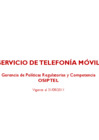 Vista preliminar de documento  Servicios de Telefonía Móvil Agosto 2011 