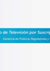 Vista preliminar de documento  Servicios de Televisión por Suscripción Enero 2015 