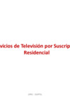 Vista preliminar de documento  Servicios de Televisión por Suscripción Enero 2014 