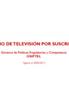 Vista preliminar de documento  Servicios de Televisión por Suscripción Junio 2013 