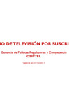 Vista preliminar de documento  Servicios de Televisión por Suscripción Octubre 2011 