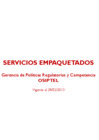 Vista preliminar de documento  Servicios Empaquetados Febrero 2013 