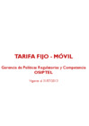 Vista preliminar de documento  Servicio Fijo-Móvil Julio 2013 