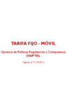 Vista preliminar de documento  Servicio Fijo-Móvil Octubre 2012 