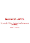 Vista preliminar de documento  Servicio Fijo-Móvil Octubre 2011 