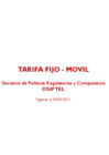Vista preliminar de documento  Servicio Fijo-Móvil Junio 2011 