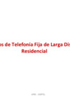 Vista preliminar de documento  Telefonía Fija de Larga Distancia Febrero 2014 
