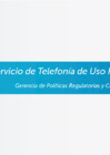 Vista preliminar de documento  Telefonía de Uso Público Julio 2016 