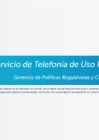 Vista preliminar de documento  Telefonía de Uso Público Abril 2016 