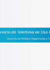 Vista preliminar de documento  Telefonía de Uso Público Enero 2015 