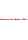 Vista preliminar de documento  Telefonía de Uso Público Marzo 2014 