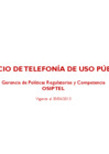 Vista preliminar de documento  Telefonía de Uso Público Junio 2013 