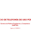 Vista preliminar de documento  Telefonía de Uso Público Agosto 2012 