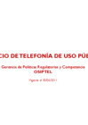 Vista preliminar de documento  Telefonía de Uso Público Junio 2011 