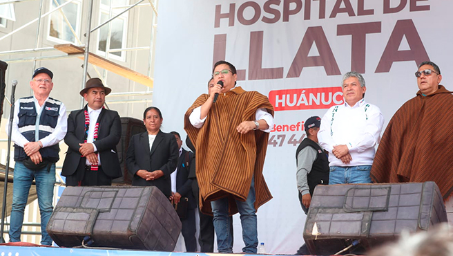 Huánuco: ministro César Vásquez inauguró el Hospital de Llata que beneficiará a más de 47 000 personas