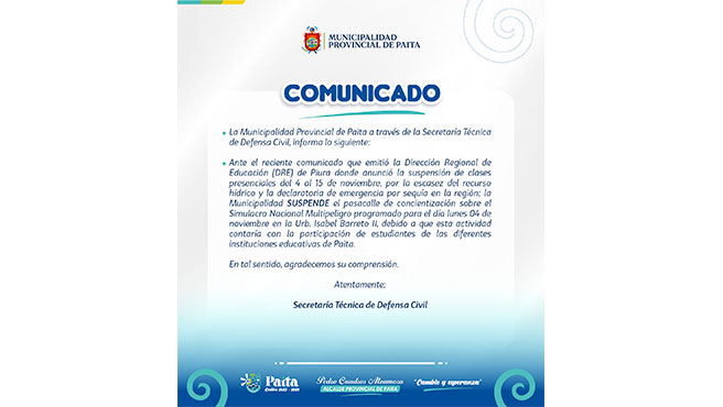 Comunicado