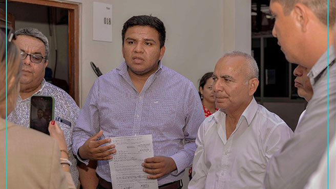 Alcalde coordina acciones urgentes frente a crisis hídrica.