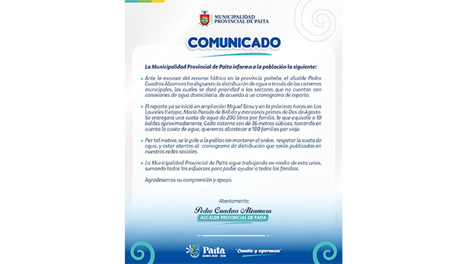 Comunicado