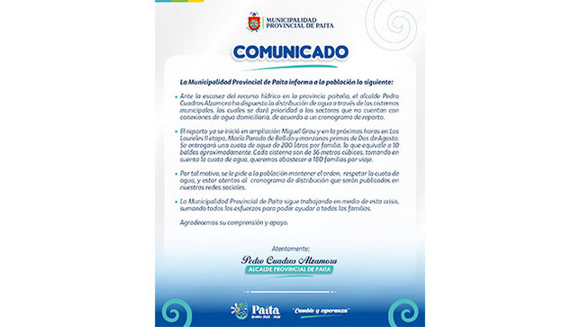 Comunicado