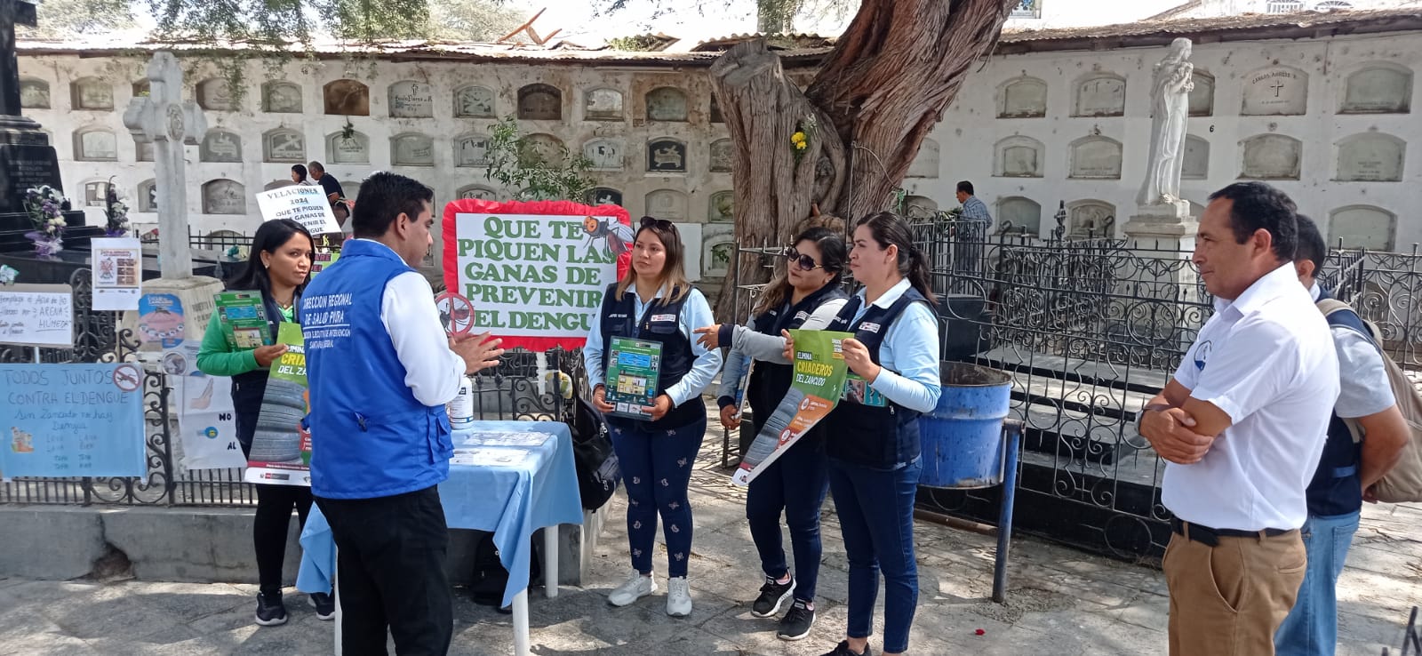 Con éxito el GORE llevó a cabo diversas actividades para prevenir propagación del dengue durante velaciones