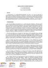 Vista preliminar de documento Proyecto Resolución de aprobación Modelo TEDEF