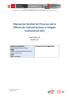 Vista preliminar de documento MANUAL DE PROCEDIMIENTOS DE LA OFICINA DE COMUNICACIONES E IMAGEN INSTITUCIONAL - OC