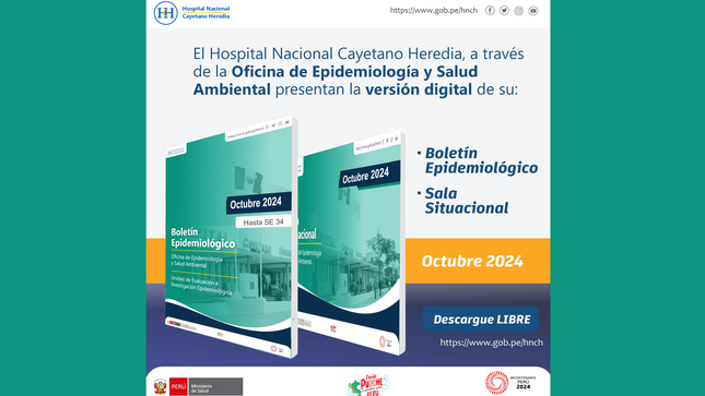 Boletín epidemiológico y sala situacional correspondientes a octubre del 2024