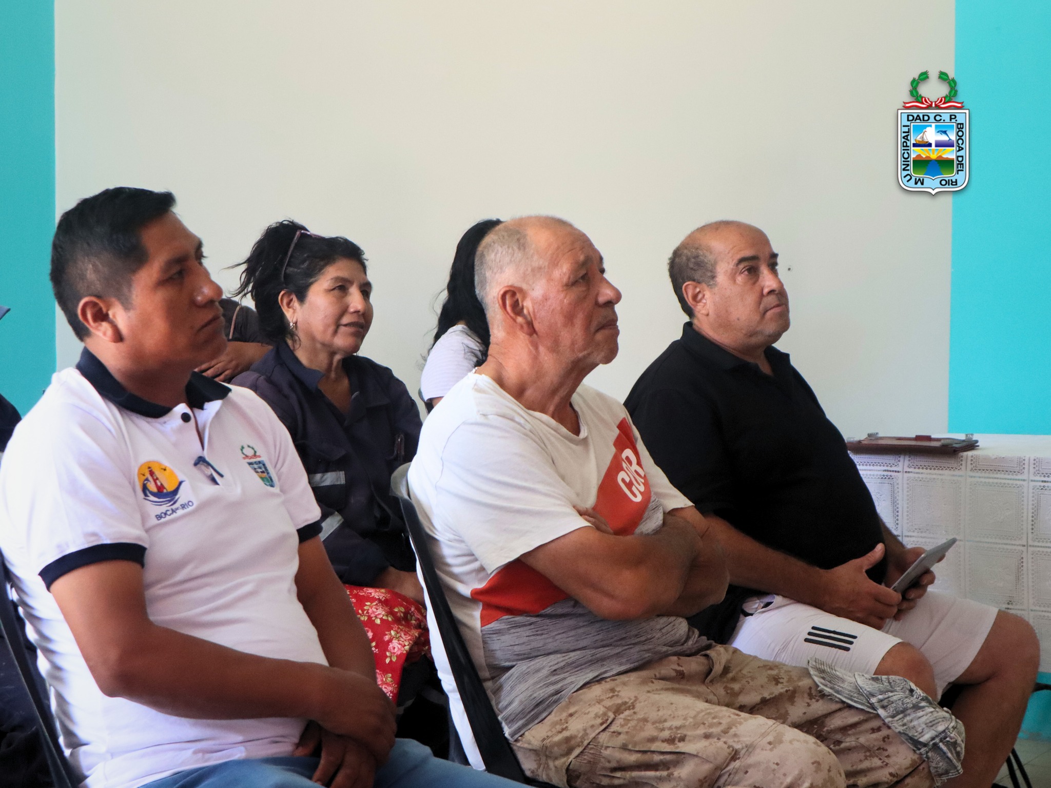 imagen de la capacitacion ante Reisgos y Desastres realizado en la Municipalidad
