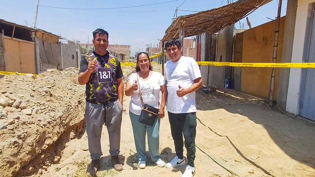Obra de Saneamiento en Nepeña avanza a buen ritmo