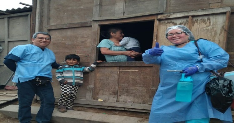 Brigada de inmunización, visita casa por casa