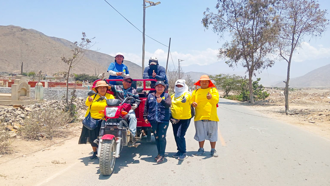 Jornada de limpieza en el Cementerio