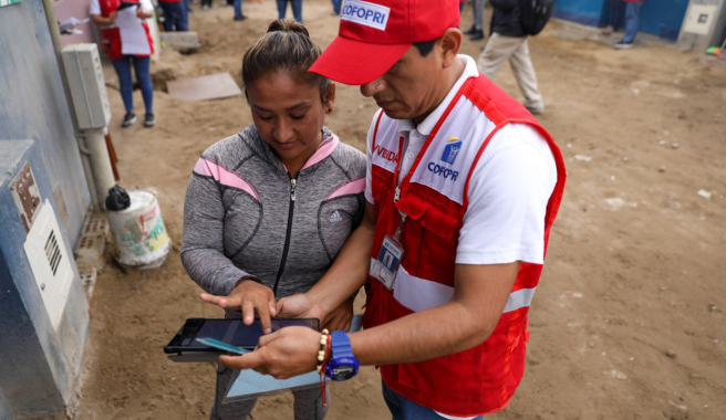 Cofopri intensifica visitas a lotes pendientes para impulsar la titulación gratuita