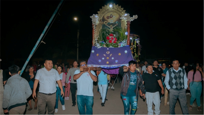 Foto Municipalidad de Canoas de Punta Sal rinde homenaje al Señor de los Milagros