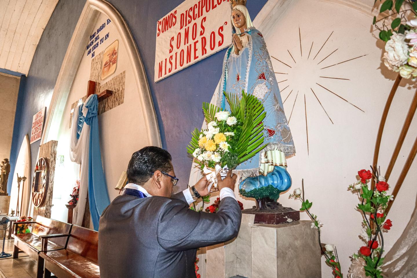 En honor al 25º Aniversario del distrito de Belén, se celebró la emotiva Misa Tedeum