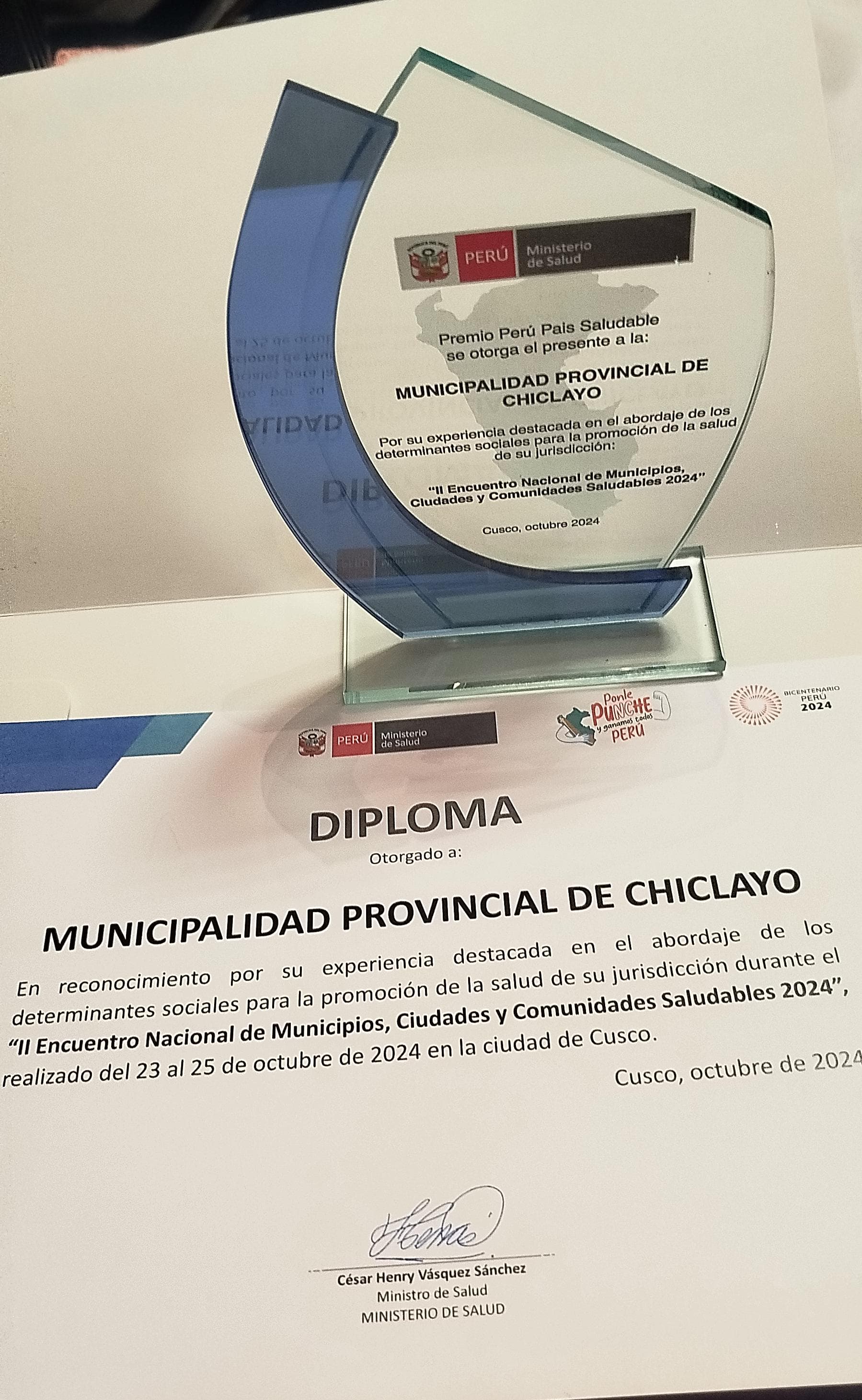premio de reconocimiento