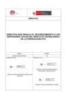 Vista preliminar de documento Directiva reconocimiento a los servidores civiles del ITP F][F][F]