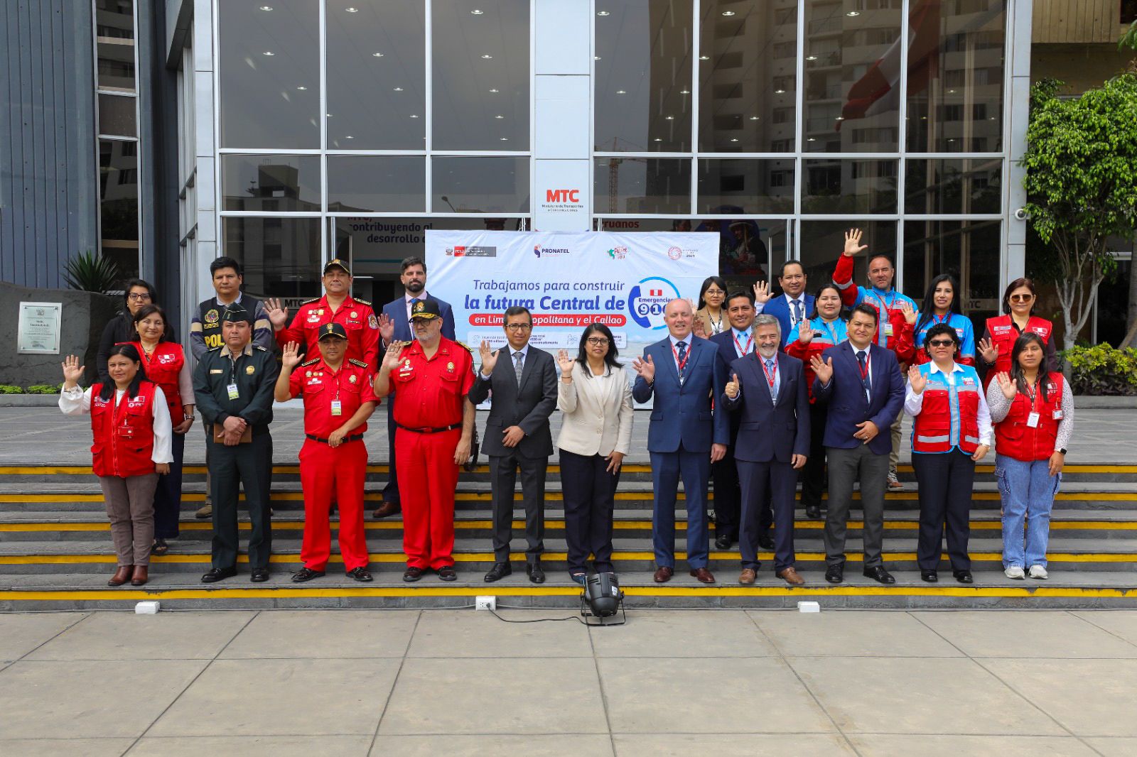 Archivo JPG de la ceremonia de la puesta en marcha del proceso del SAGE de la Central 911