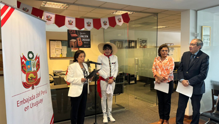 Embajada del Perú en Uruguay celebra el Día de la Canción Criolla