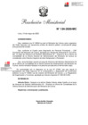 Vista preliminar de documento RM 124-2020-MC