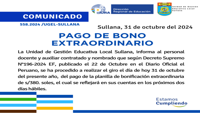 Comunicado 558-2024