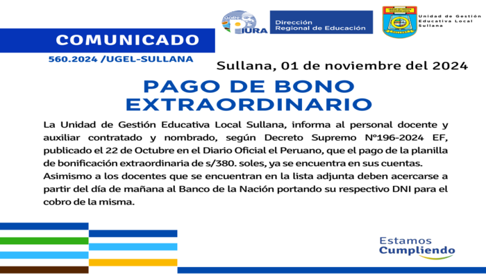 Comunicado 560-2024 