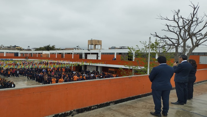 Vicepresidente del TC Helder Domínguez dio la charla académica “La Constitución en el Cole”, en colegio Gustavo Ries, en Trujillo