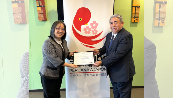 Reconocimiento al "Peruano Residente en el Exterior" en Japón