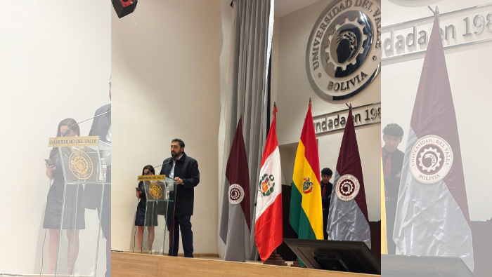 Consulado del Perú organizó seminario y taller práctico sobre pisco en universidad de Cochabamba