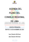 Vista preliminar de documento AGENDA DE SESIÓN DE CONSEJO REGIONAL N° 031-2024-CR/GRL