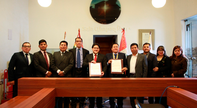 Firma de convenio
