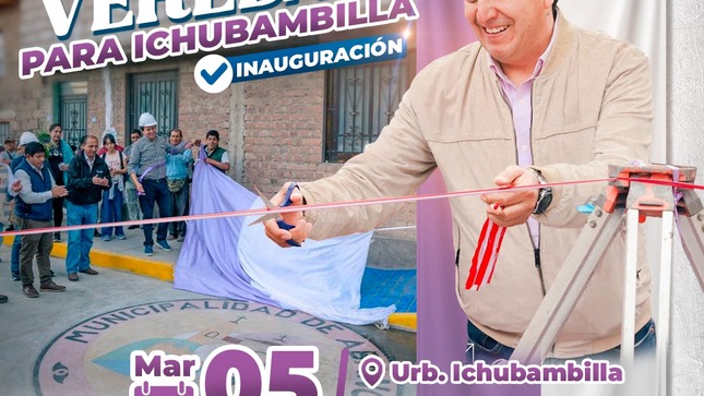 💯 MPA: Continuamos Impulsando El Desarrollo Y La Interconexión Urbana En El Sector De Ichubambilla.