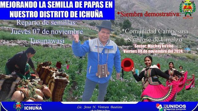 Mejoramos Nuestro Cultivo de la PAPA en el Distrito de Ichuña.